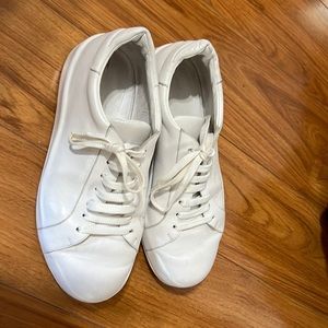 Jil Sander white soft women’s sneakers. Made in Italy. Size 37